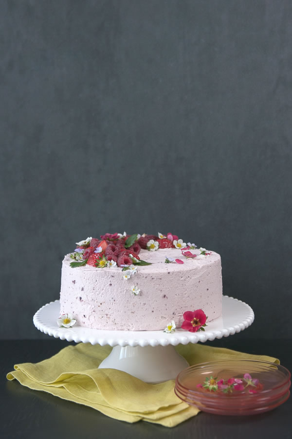 Summer Breeze – Raspberry Lychee Chiffon Cake