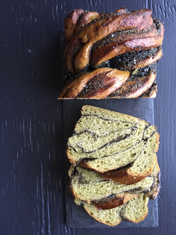 Cherish – Matcha Black Sesame Babka